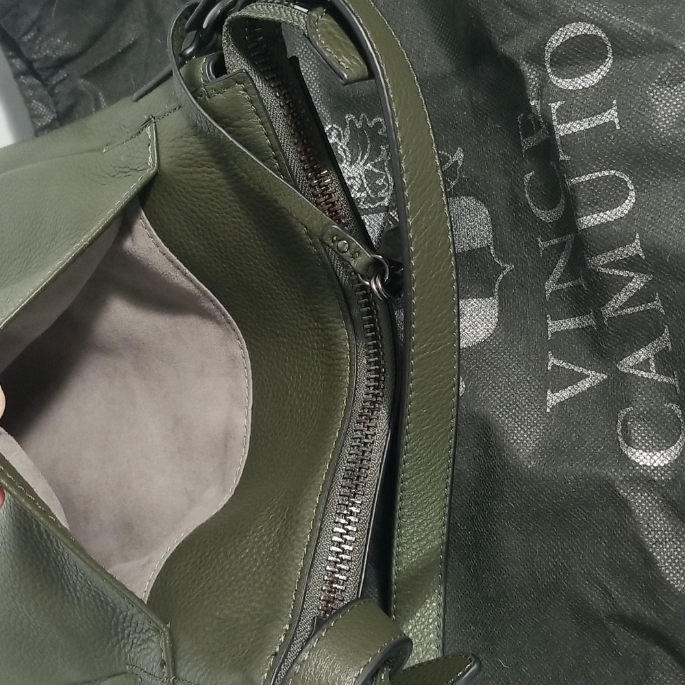VINCE CAMUTO CROSSBODY BAG IN PINE FOREST NWT - Picture 5 of 8